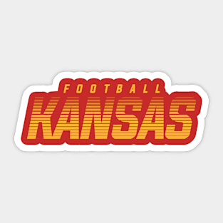 Kansas City Football Team Sticker